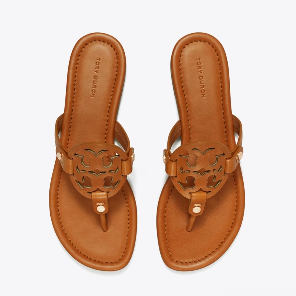 Tory Burch Miller Sandal Brown Size: 7.5